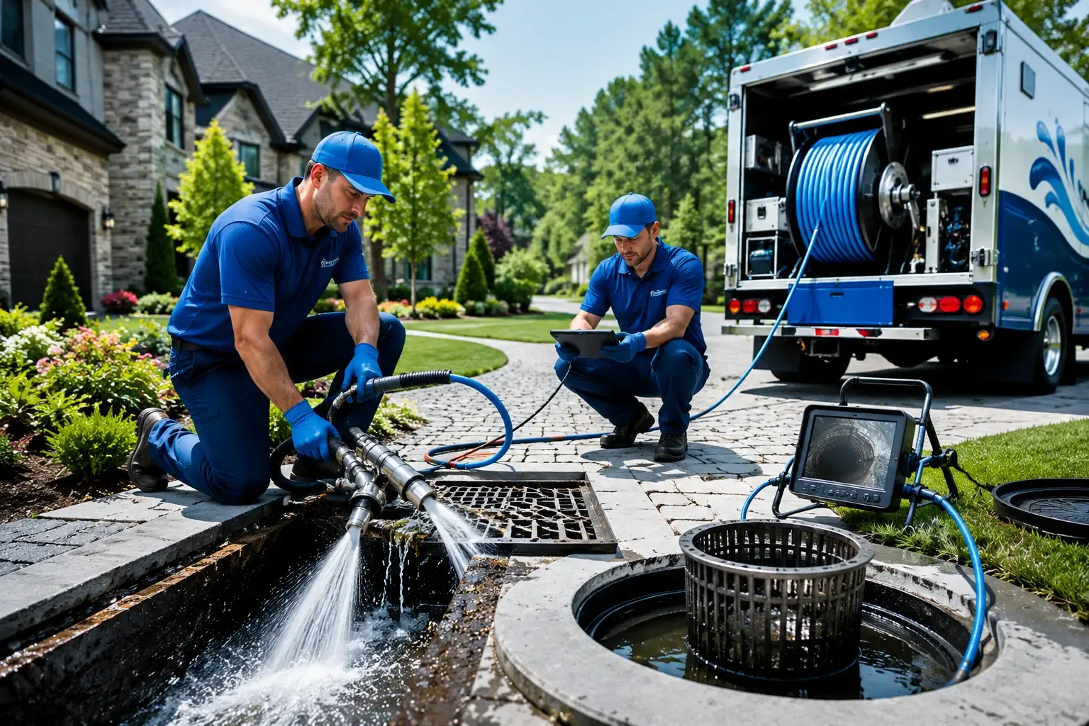 Local outdoor drain cleaning professionals in Elkhorn, WV
